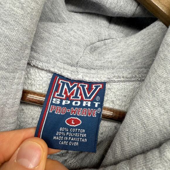 Vintage Kings College Sweatshirt Men's large Gray pro Weave Heavyweight Spellout - Picture 7 of 9